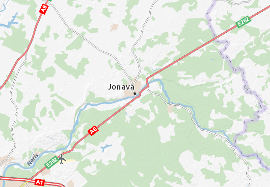 Jonava Map