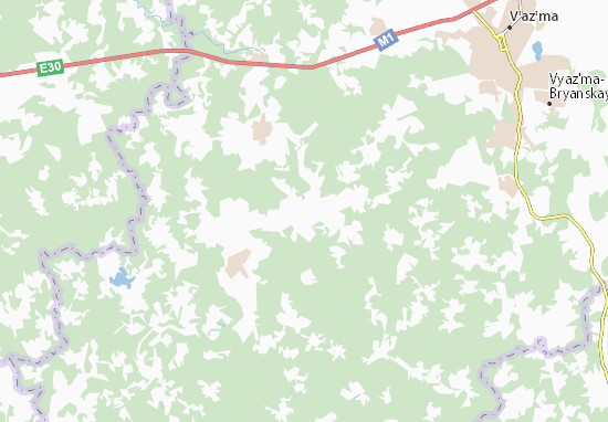 Mapa Polyanovo