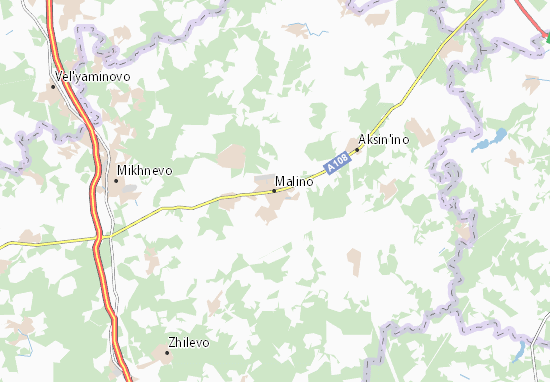 Kaart Plattegrond Malino
