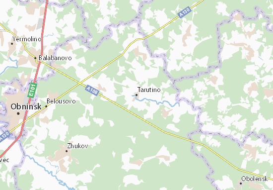 Kaart Plattegrond Tarutino