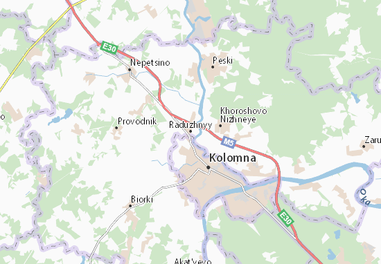 Raduzhnyy Map