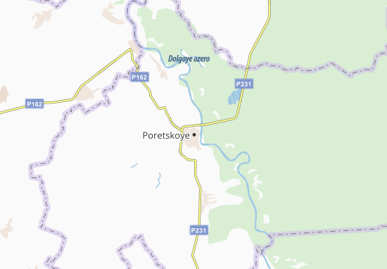 Kaart Plattegrond Poretskoye