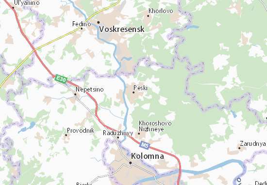 Karte Stadtplan Peski