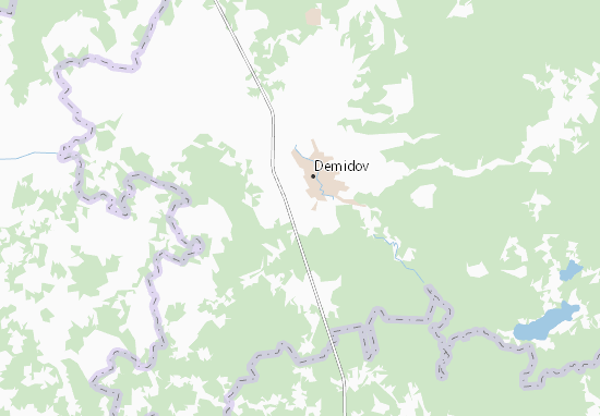 Kaart Plattegrond Titovshchina