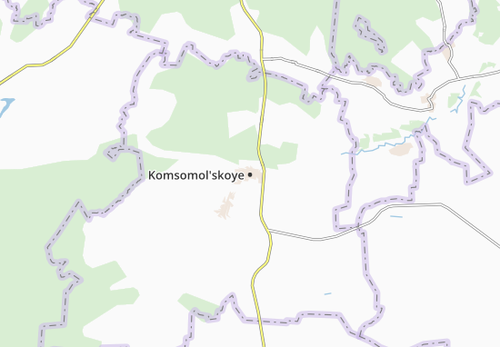 Mapa Komsomol&#x27;skoye