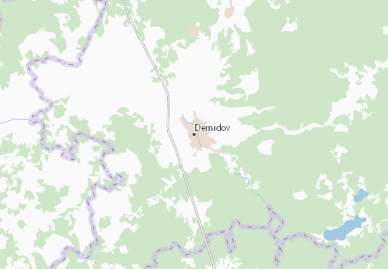 Karte Stadtplan Demidov