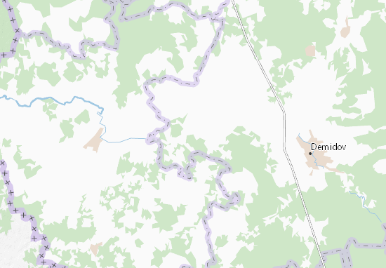 Kaart Plattegrond Poluyanovo