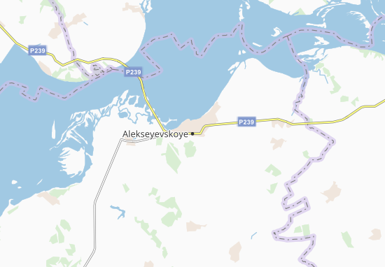 Kaart Plattegrond Alekseyevskoye