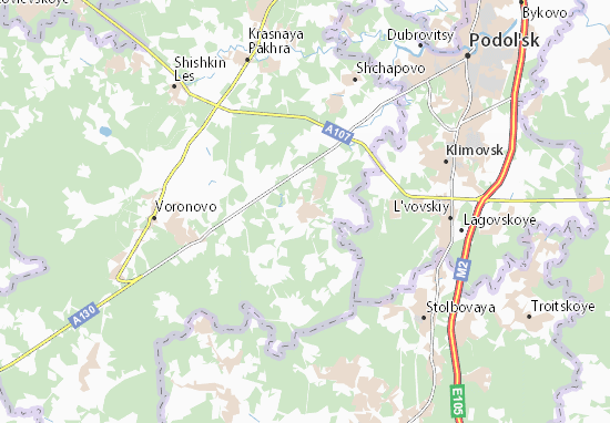 Karte Stadtplan Klenovo