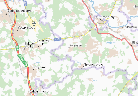 Ryleyevo Map