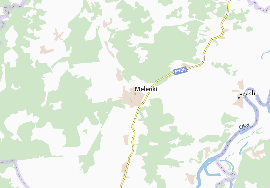Karte Stadtplan Melenki