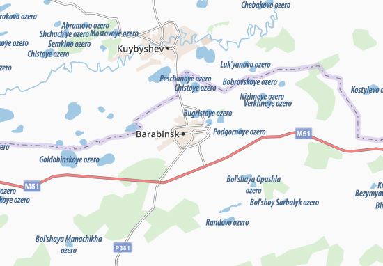 Mapa Barabinsk