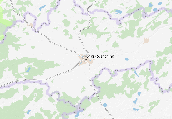 Karte Stadtplan Sharkovshchina