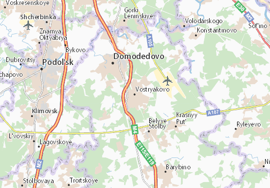 Vostryakovo Map
