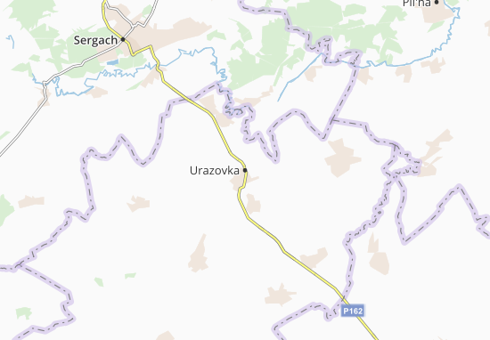 Kaart Plattegrond Urazovka