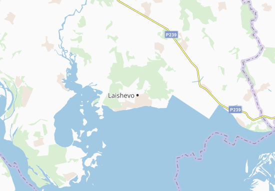 Kaart Plattegrond Laishevo
