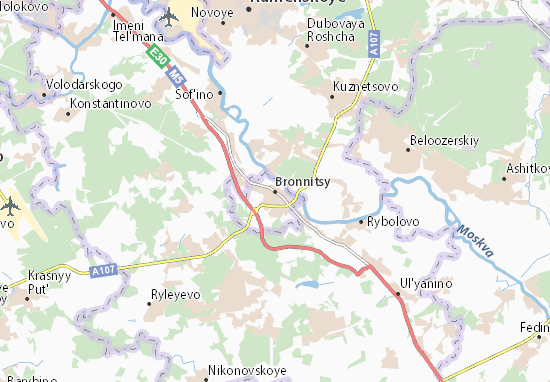 Karte Stadtplan Bronnitsy