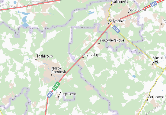 Mapa Kiyevskiy