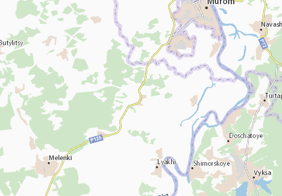 Kaart Plattegrond Turgenevo