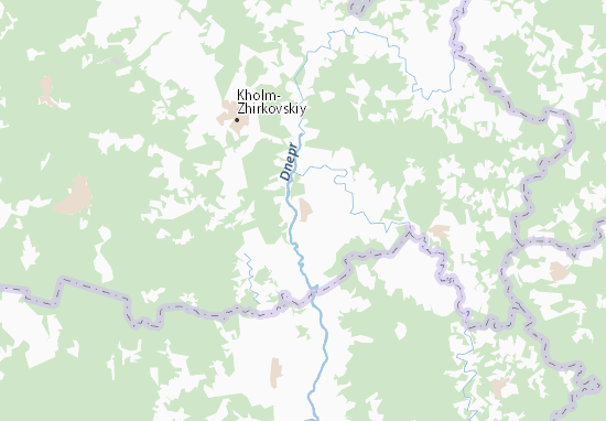 Mapa Steshino