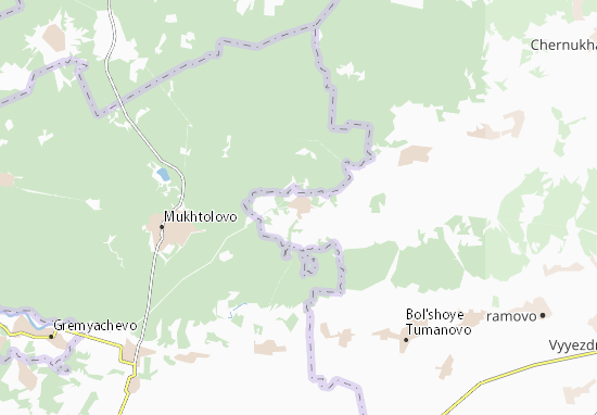 Mapa Balakhonikha