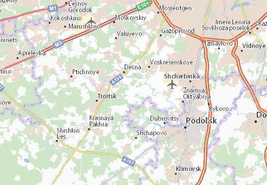 Kaart Plattegrond Cherepovo