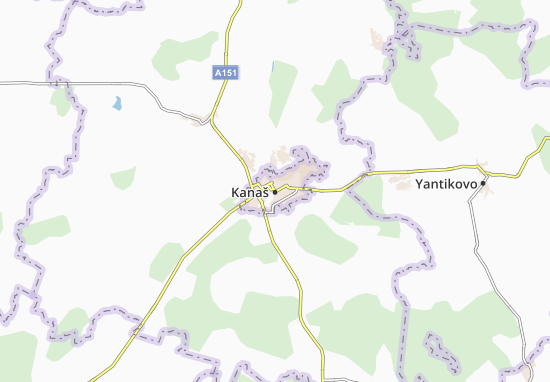 Kanaš Map