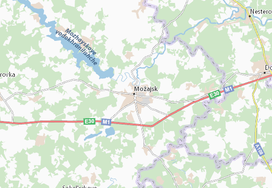 Karte Stadtplan Mozhayskiy