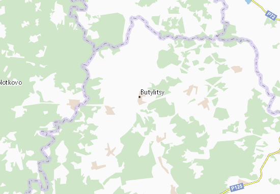 Kaart Plattegrond Butylitsy