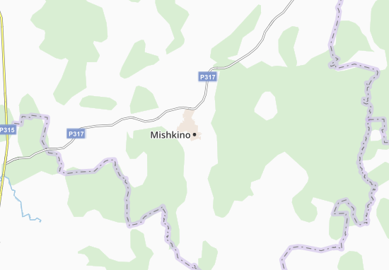 Kaart Plattegrond Mishkino