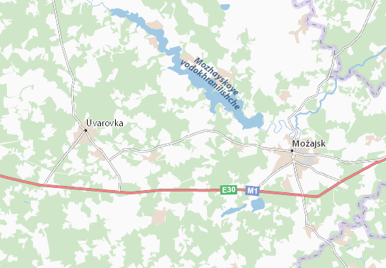 Kaart Plattegrond Borodino