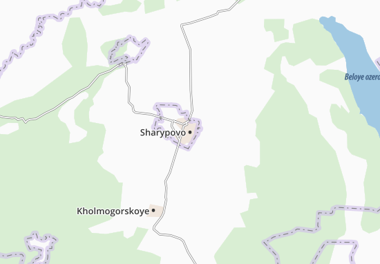 Kaart Plattegrond Sharypovo