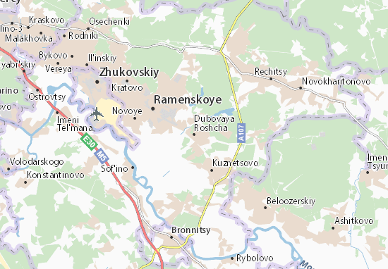 Kaart Plattegrond Dubovaya Roshcha