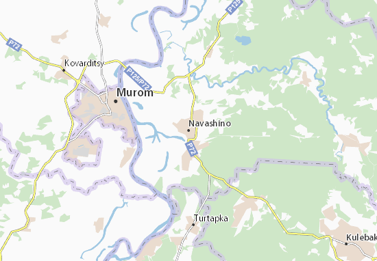 Kaart Plattegrond Navashino
