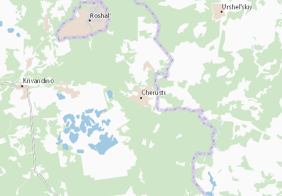 Kaart Plattegrond Cherusti