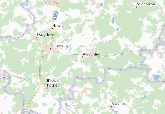 Avsyunino Map