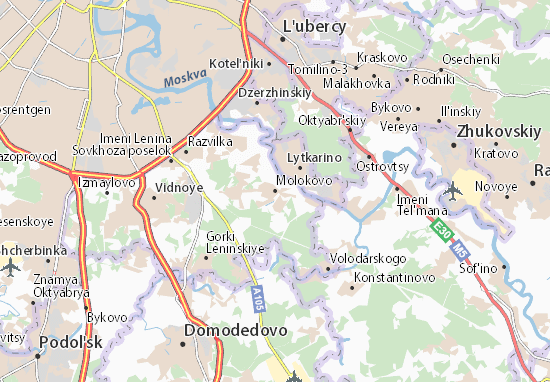 Karte Stadtplan Molokovo