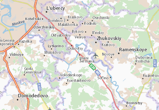 Karte Stadtplan Imeni Tel&#x27;mana