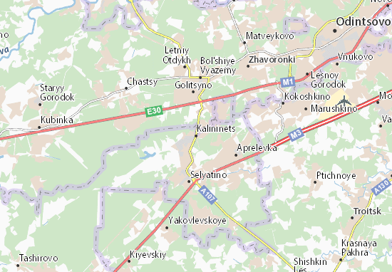 Karte Stadtplan Kalininets