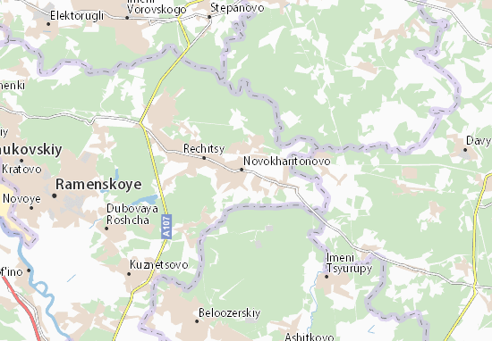 Kaart Plattegrond Novokharitonovo