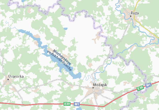 Mapa Toporovo