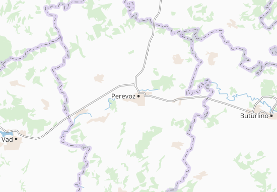 Karte Stadtplan Perevoz