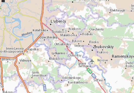 Karte Stadtplan Oktyabr&#x27;skiy