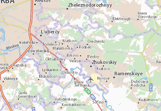 Kaart Plattegrond Bykovo