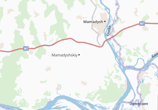 Karte Stadtplan Mamadyshskiy