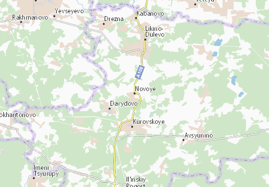 Karte Stadtplan Novoye