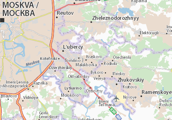 Karte Stadtplan Kraskovo