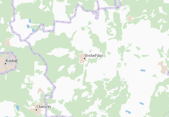 Karte Stadtplan Urshel&#x27;skiy