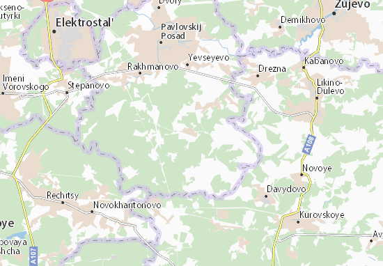 Mapa Alferovo