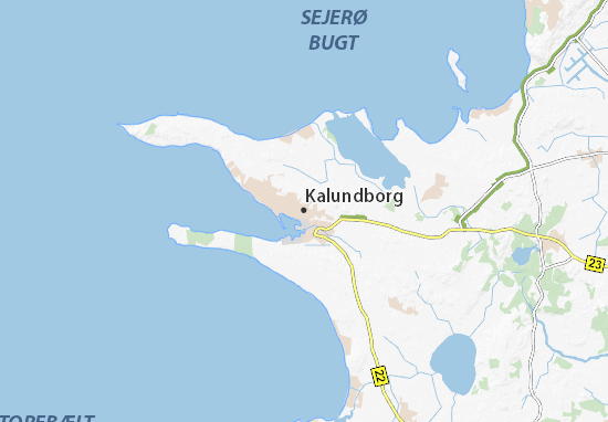 Mapa Kalundborg